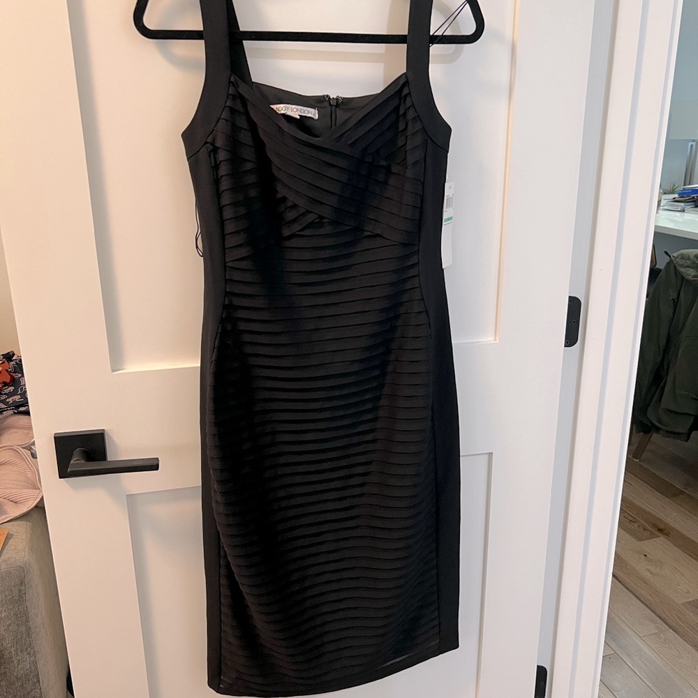 NWT Maggy London Black Cocktail Dress - Size 8